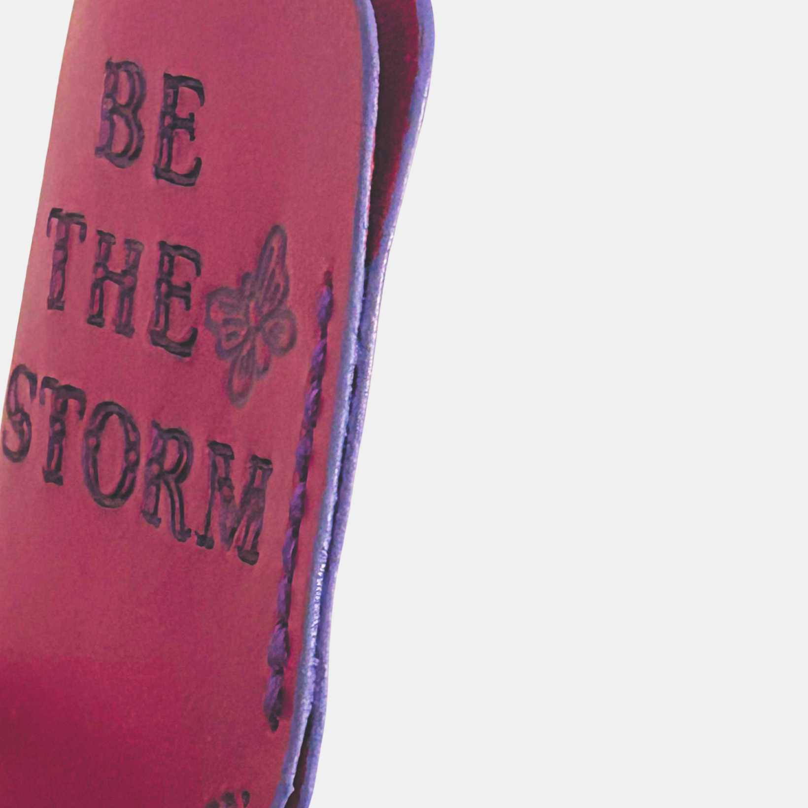 Leather Card Holder – Minimalist Single Pocket | Be The Storm