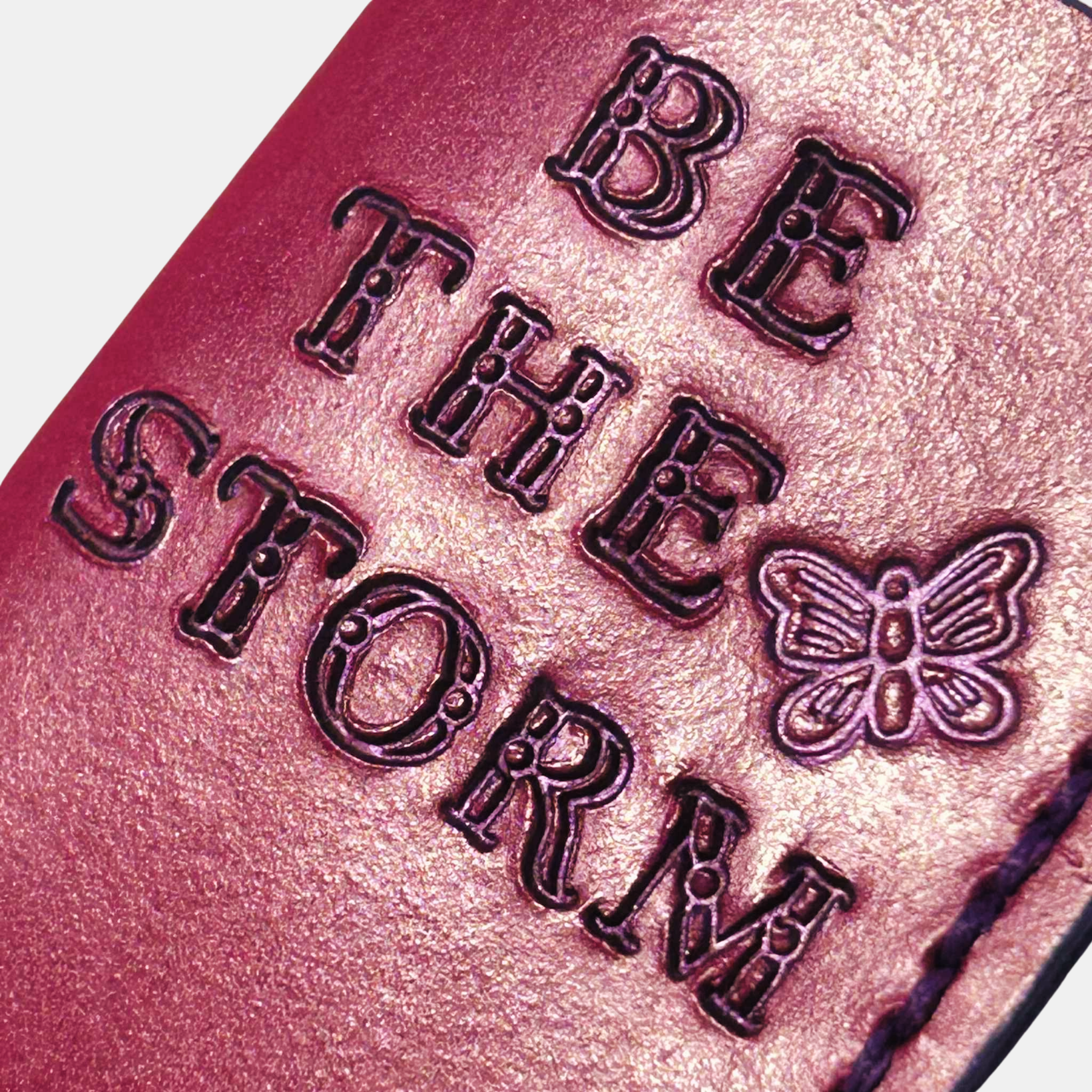 Leather Card Holder – Minimalist Single Pocket | Be The Storm