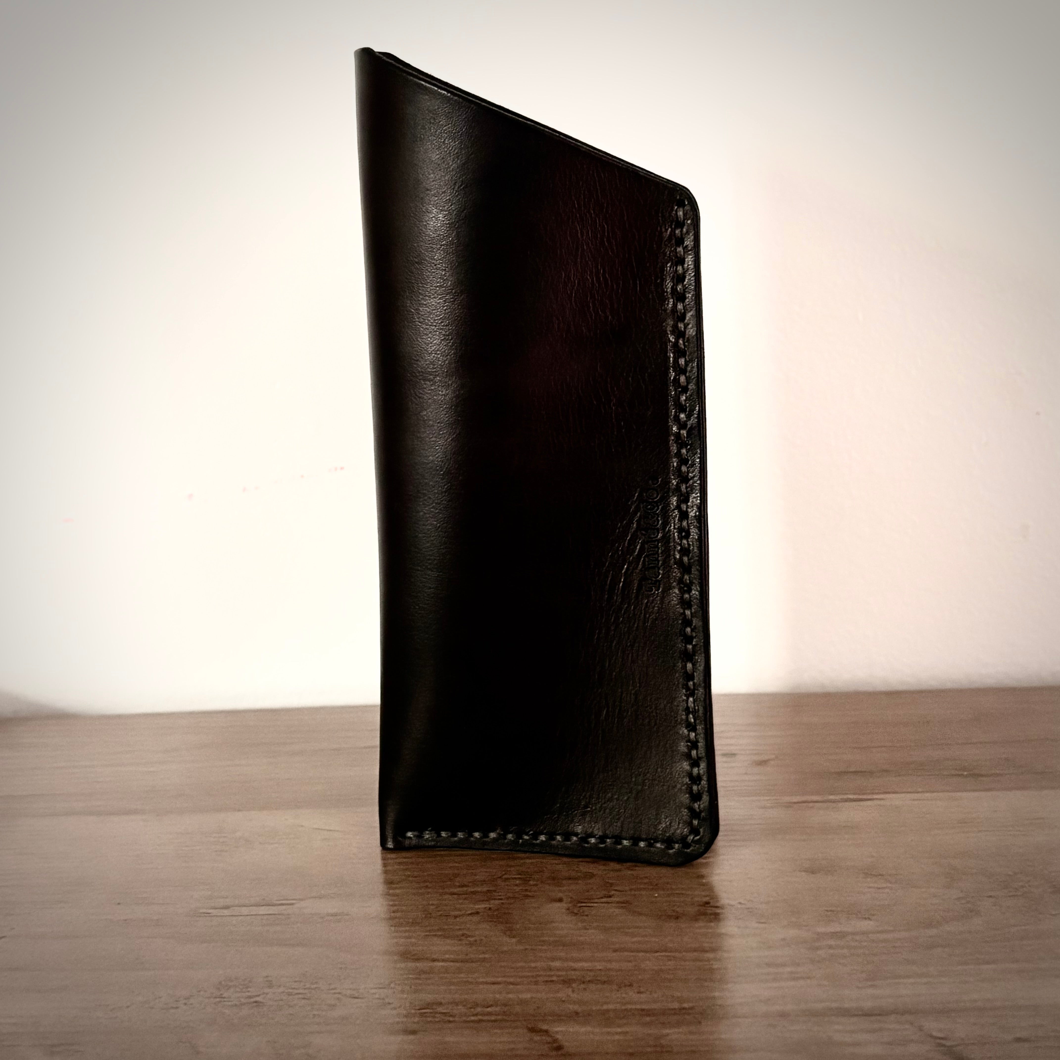 Leather Eyewear Sleeve – Minimalist Design | Black