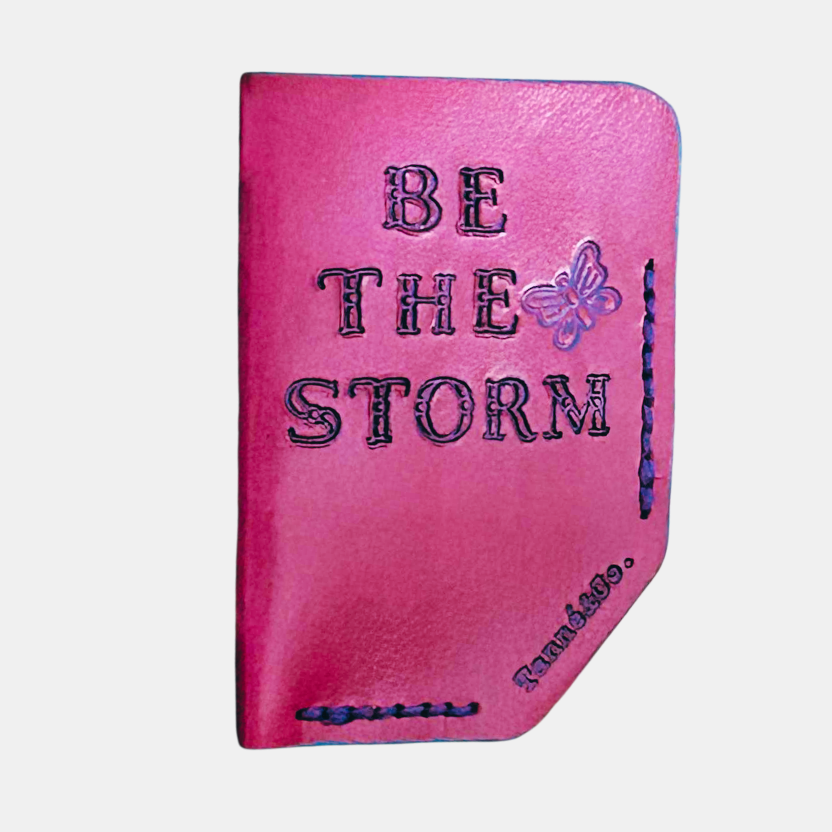 Leather Card Holder – Minimalist Single Pocket | Be The Storm